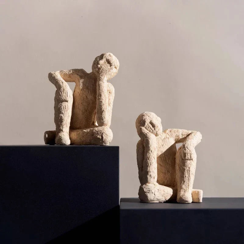 DecorBites™ Abstract Resin Figurine Sculpture Handicrafts Decorative Ornaments