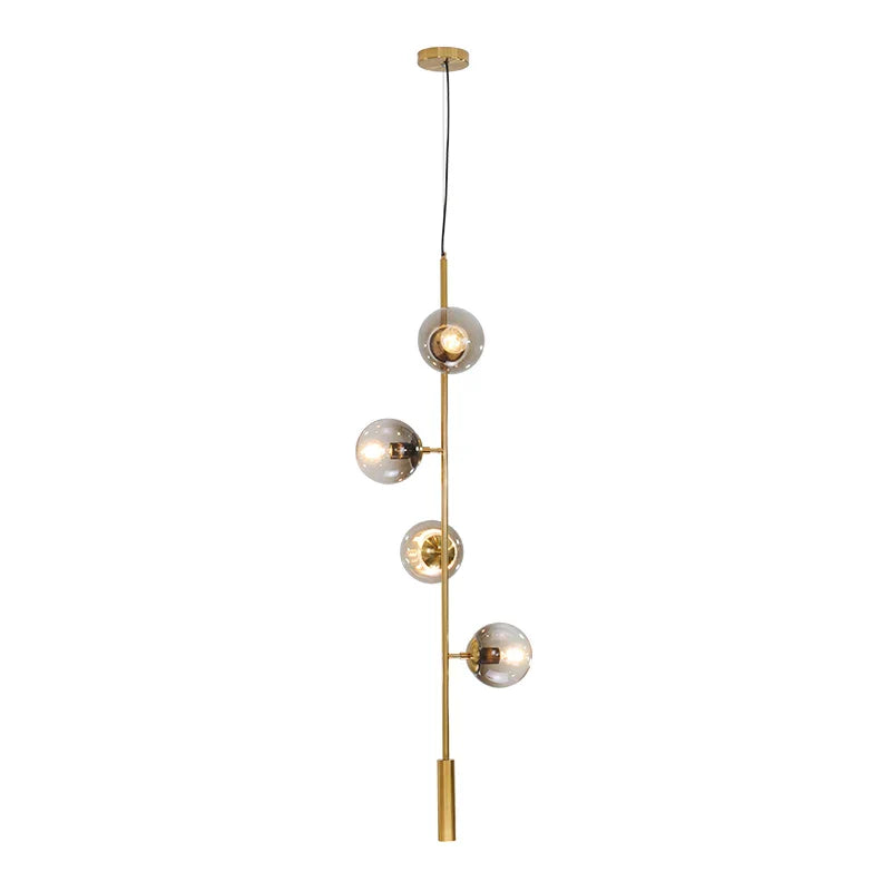 DecorBites™ Glass Ball Pendant Chandelier: Modern Nordic Art Ceiling Lighting for Dining Room & LOFT