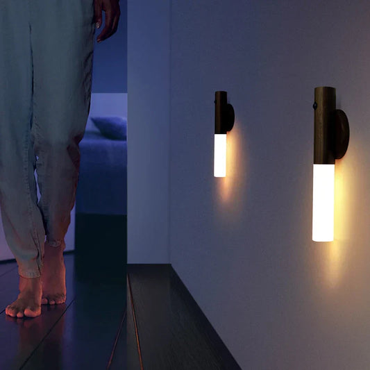 DecorBites™ BodySense LED Rechargeable Night Light for Corridor Cabinet and Toilet Lamp