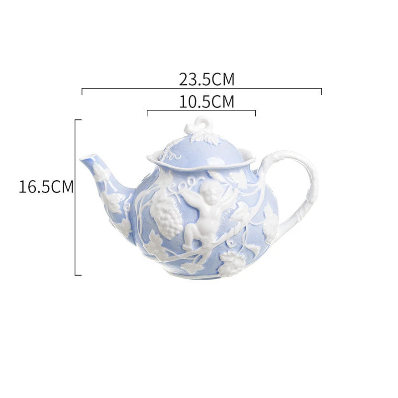 DecorBites™ Angel Relief Ceramic Tableware Set