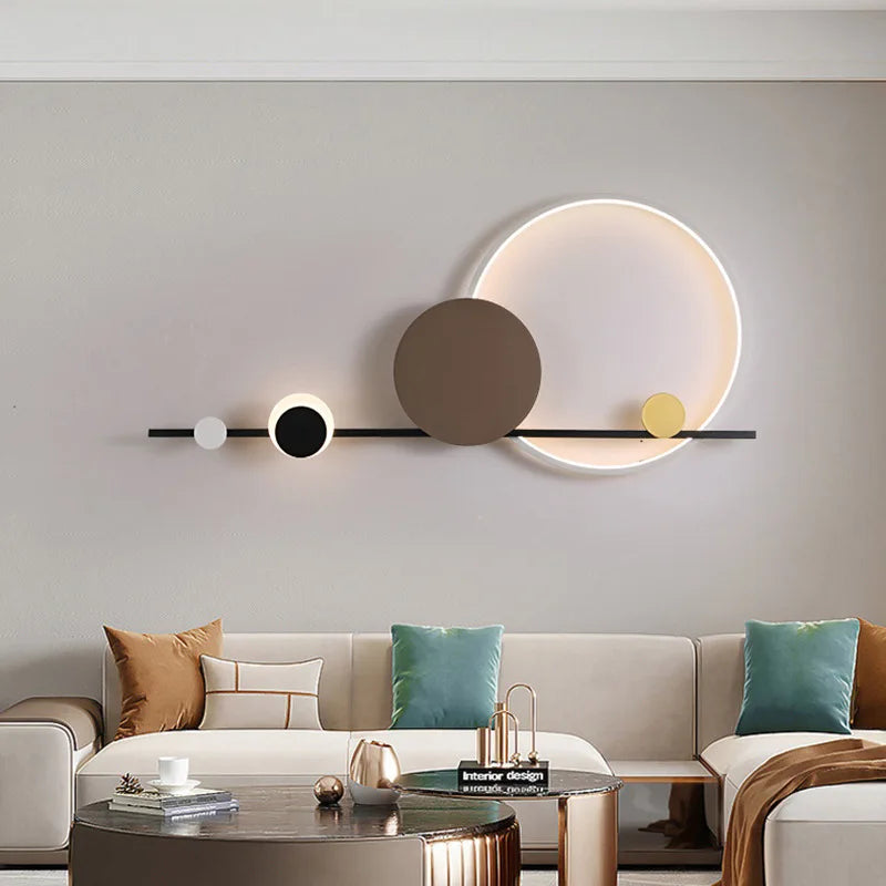 DecorBites™ Art Deco LED Wall Sconce: Modern Lighting for Hotel Restaurant Corridors