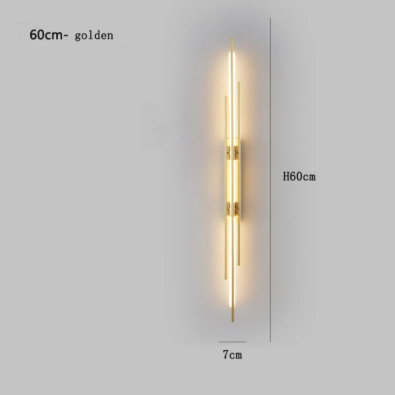 DecorBites™ Copper Wall Lamp: Minimal Modern Design for Bedside, Living Room, Restaurant, Stairway