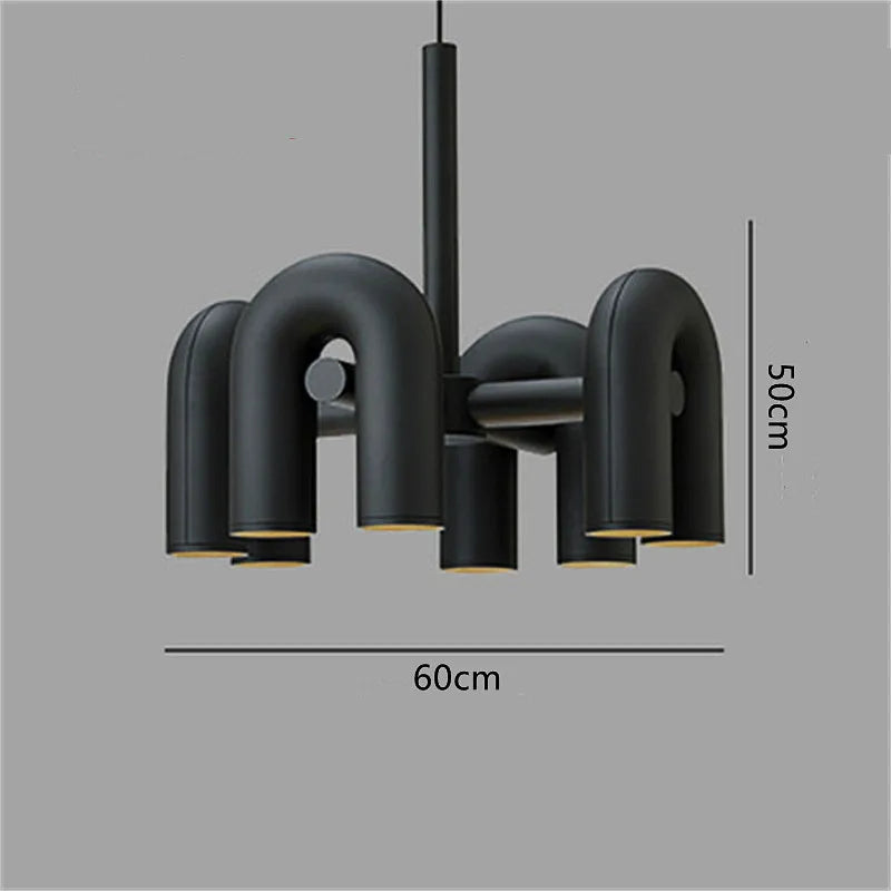 DecorBites™ Cirkus Tube Wall Lamp: Minimalist U-shaped Sconce for Bedside Reading & Decor