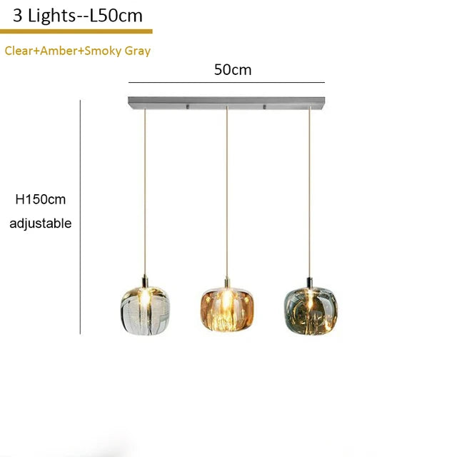 DecorBites™ Crystal LED Chandelier: Stylish Home Lighting for Living Room, Staircase & More