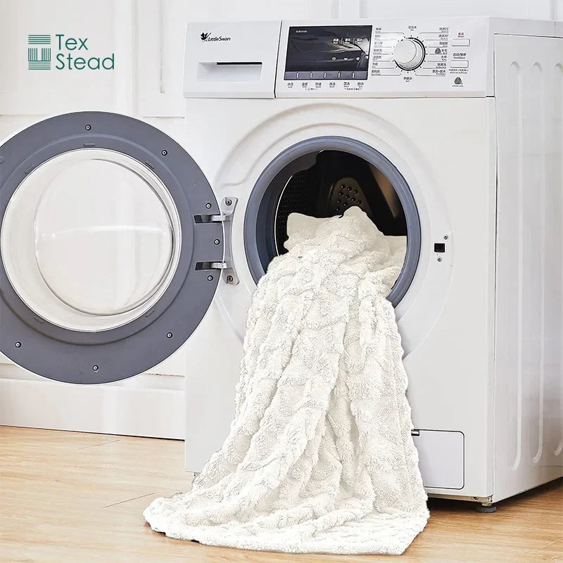 DecorBites™ Cozy Knit Blanket for Home & Travel - Soft & Warm Throw Blanket