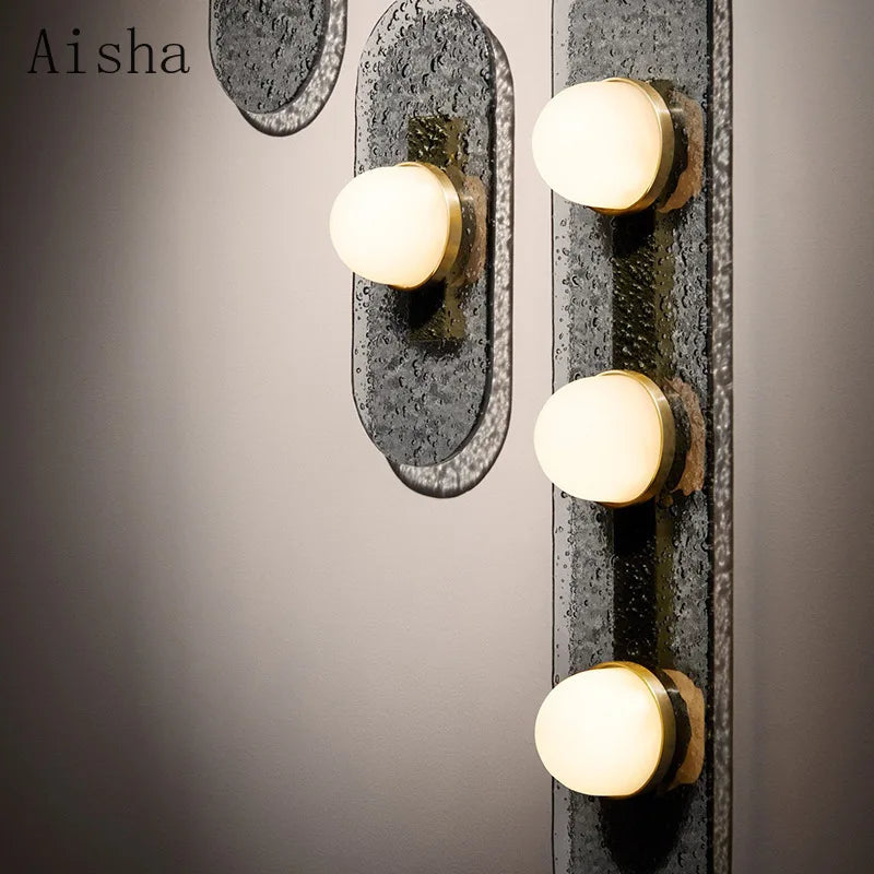 DecorBites™ Glass Wall Lamp for Home Bedroom Staircase Decor