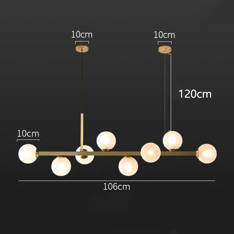 DecorBites™ LED Pendant Chandeliers for Modern Home Decor and Indoor Lighting