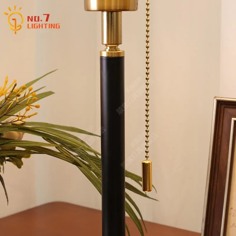 DecorBites™ Cream Glass Mushroom Table Lamp for Warmly Lit Romantic Ambiance