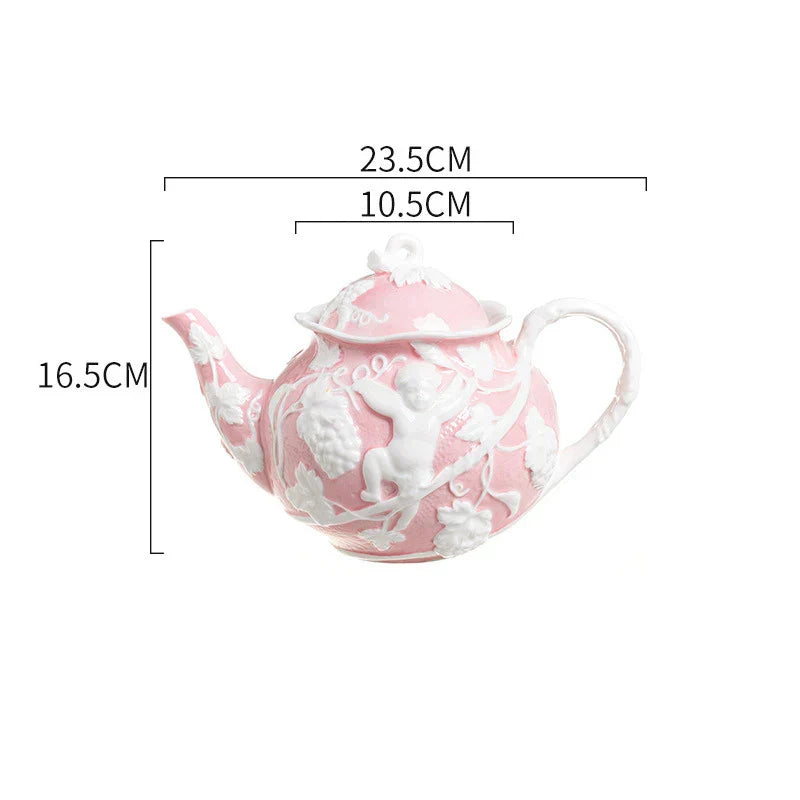 DecorBites™ Angel Relief Ceramic Tableware Set