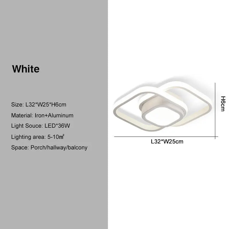 DecorBites™ Black Gold LED Ceiling Lights with Remote Control - Indoor Chandelier Lighting