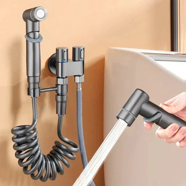 DecorBites™ Bidet Spray Set: High Pressure Handheld Toilet Sprayer for Bathroom Accessory