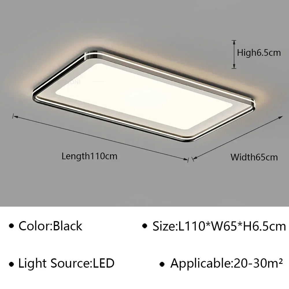 DecorBites™ Geometric LED Ceiling Lamp Chandelier for Living Dining Room Study Bedroom Aisle Balcony
