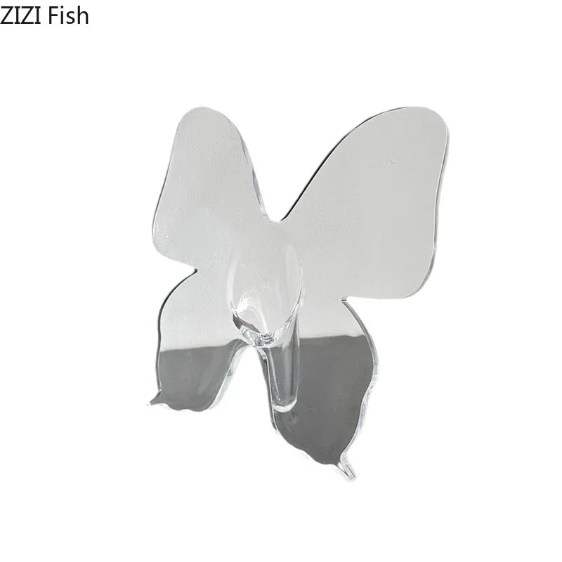 DecorBites™ Butterfly Vase: Desk Decor, Flower Arrangement Pot for Room Aesthetic