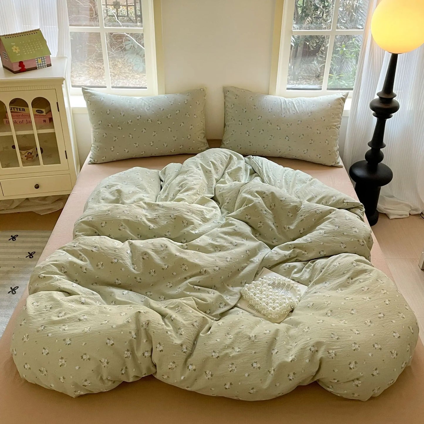 DecorBites™ Double-Layer Cotton Bedding Set - High-Quality, Ultra Soft Quilt Set