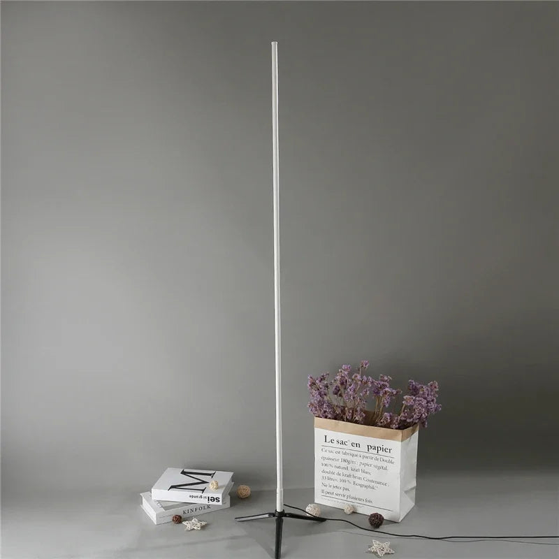 DecorBites™ Gold LED Floor Lamp Minimalist Modern Design for Living Room & Bedroom