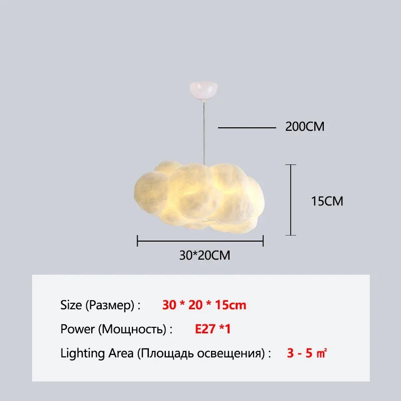 DecorBites™ Cloud Chandelier Pendant Light for Dining Room & Kitchen Island