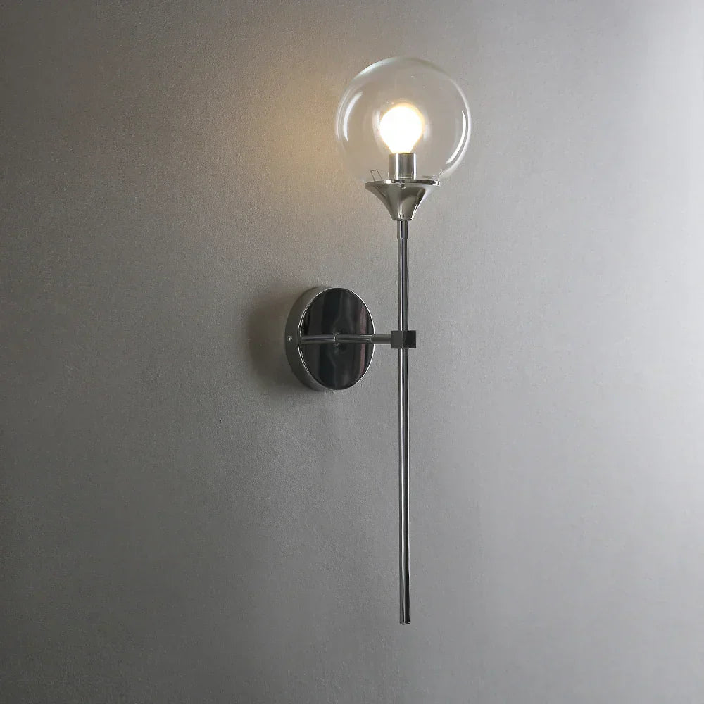 DecorBites™ Gold Glass Wall Lamp LED Light for Kitchen Bathroom Mirror Indoor Lighting