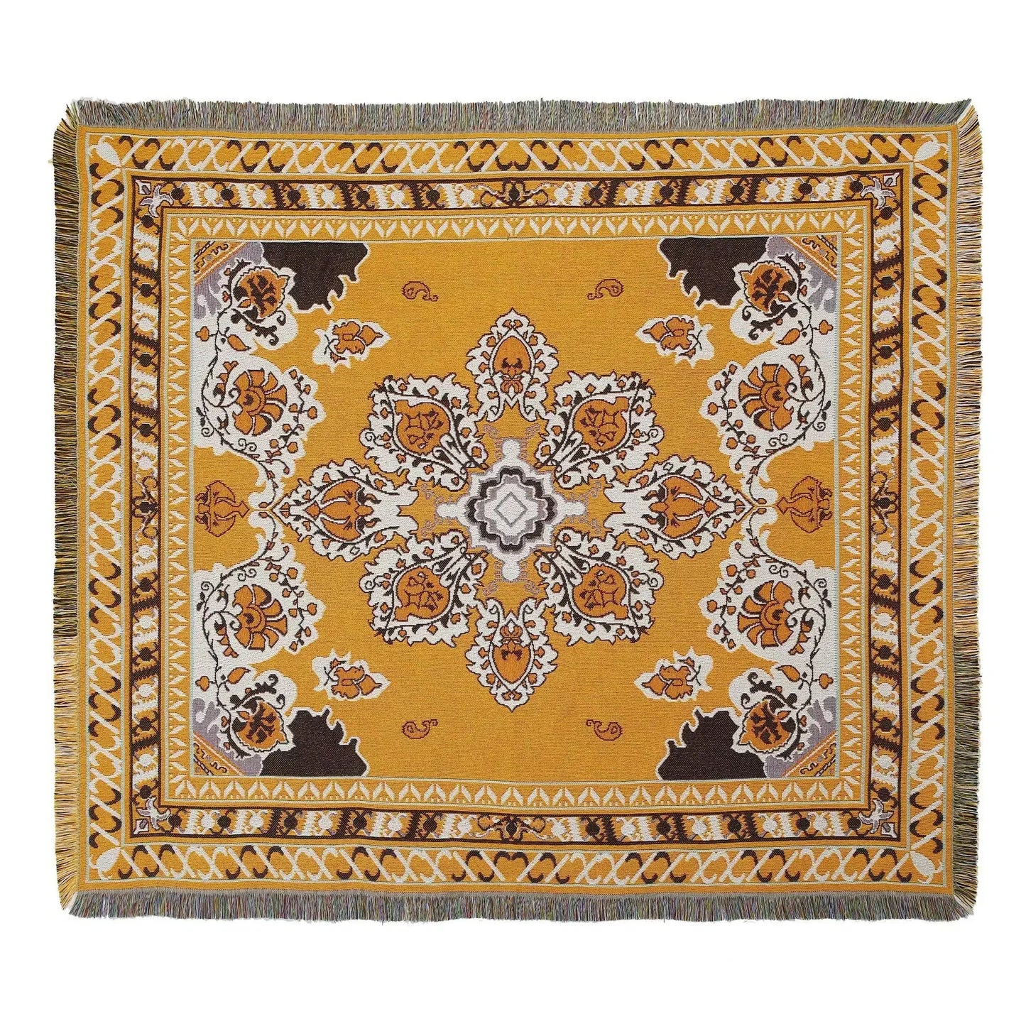 DecorBites™ Bohemian Outdoor Blanket - Luxury Tapestry Rug for Camping, Picnics, and Home Decor