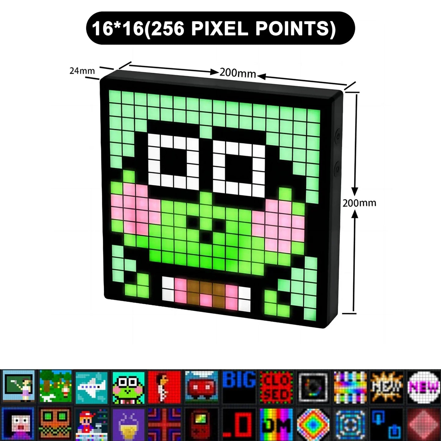 DecorBites™ 32X32 LED Pixel Display Screen for Gaming Decoration and Business Advertisement