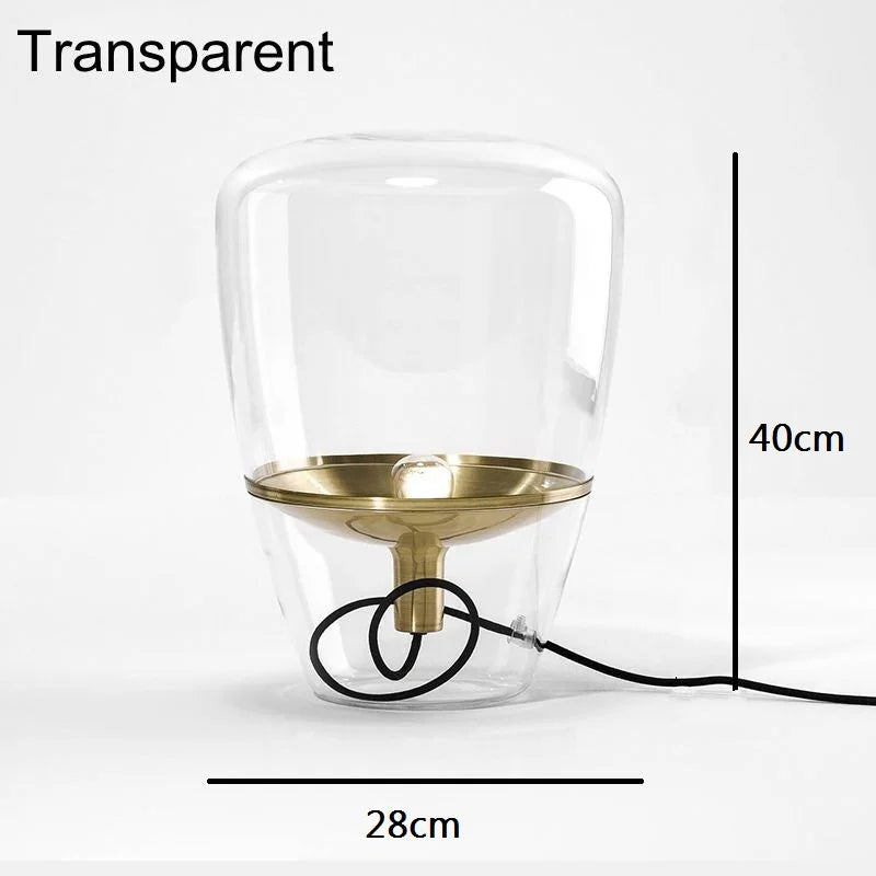 DecorBites™ Balloons LED Glass Table Lamp for Home Office Nordic Decor Lighting Fixtures