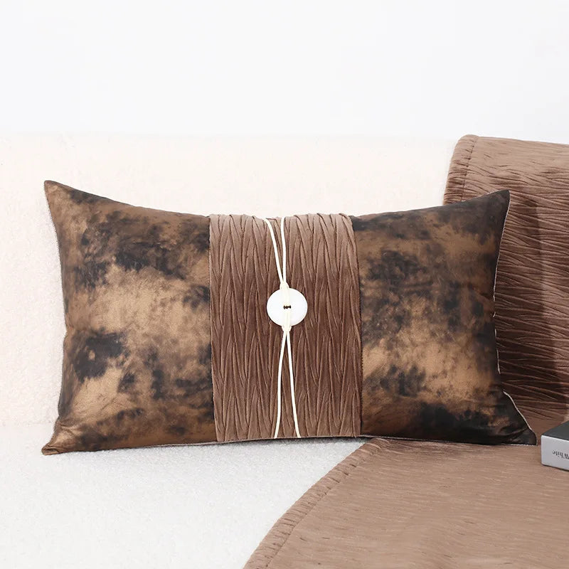 DecorBites™ Black White Sofa Pillowcase: Modern Minimalist Living Room Cushion Cover