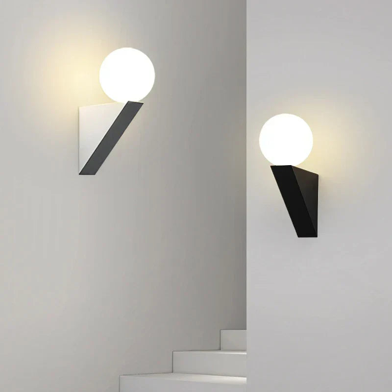 DecorBites™ Glass Ball Modern G9 LED Wall Sconce, 9W Indoor Wall Lamp for Bedroom Living Room