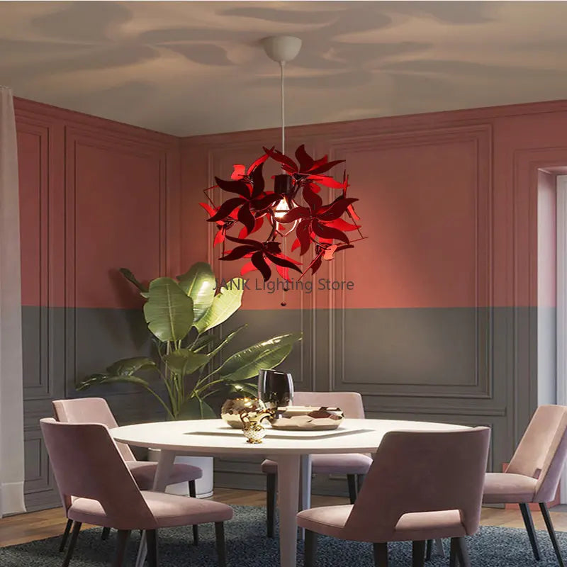 DecorBites™ Luxe Bauhinia Chandelier: Elegant LED Decor for Store, Bedroom & More