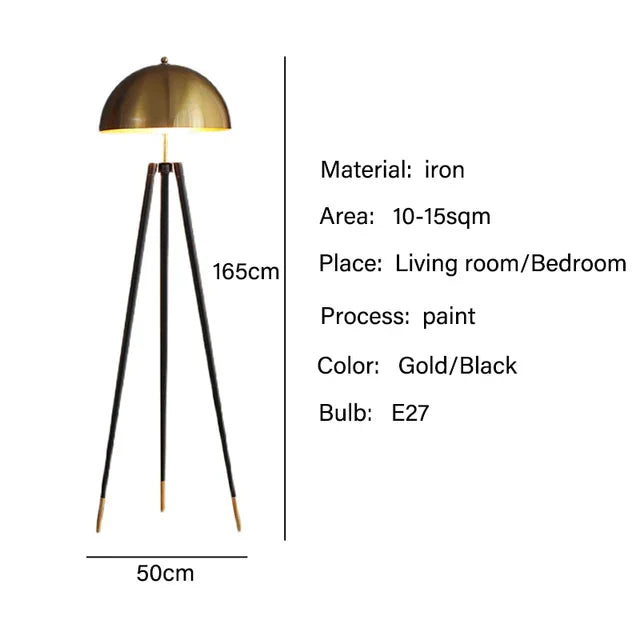DecorBites™ Coyote Tripod Floor Lamp: Modern Stylish Standing Light for Home Decor