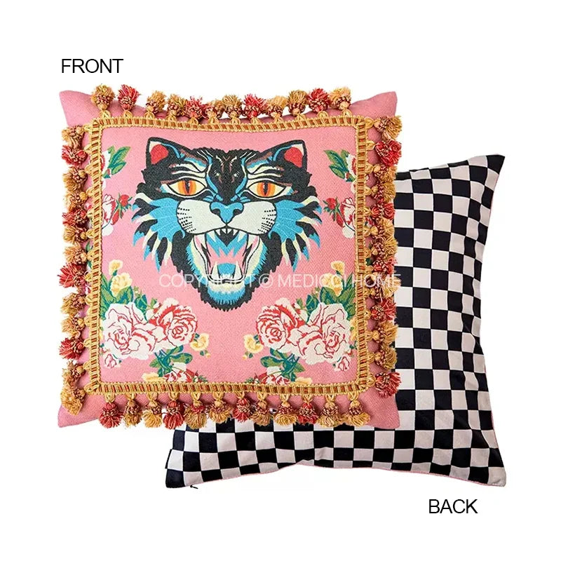 DecorBites™ Luxe Greyhound Decorative Pillow Cover - Elegant Home Accent