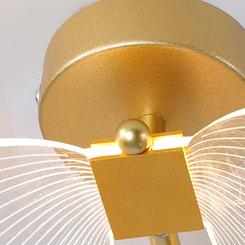 DecorBites™ Butterfly Wall Lamp: Nordic Style Indoor Lighting Fixture for Bedroom and Living Room