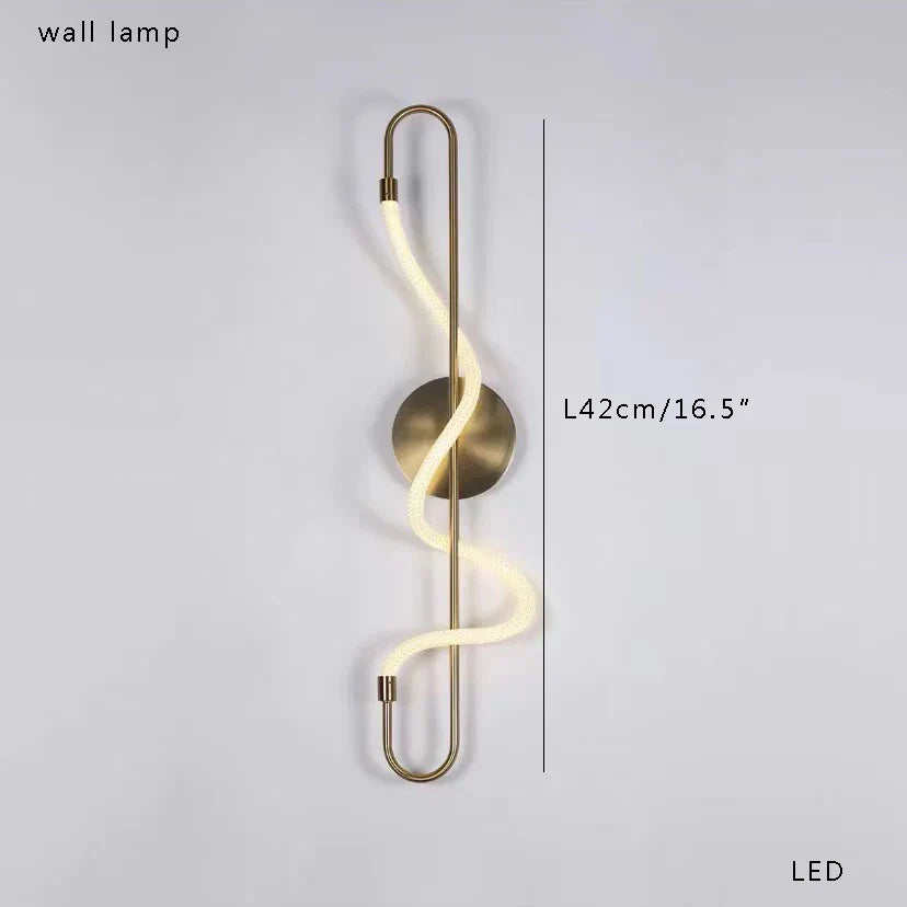 DecorBites™ LED U Shape Chandelier Pendant Lamp Dimmable Ceiling Light