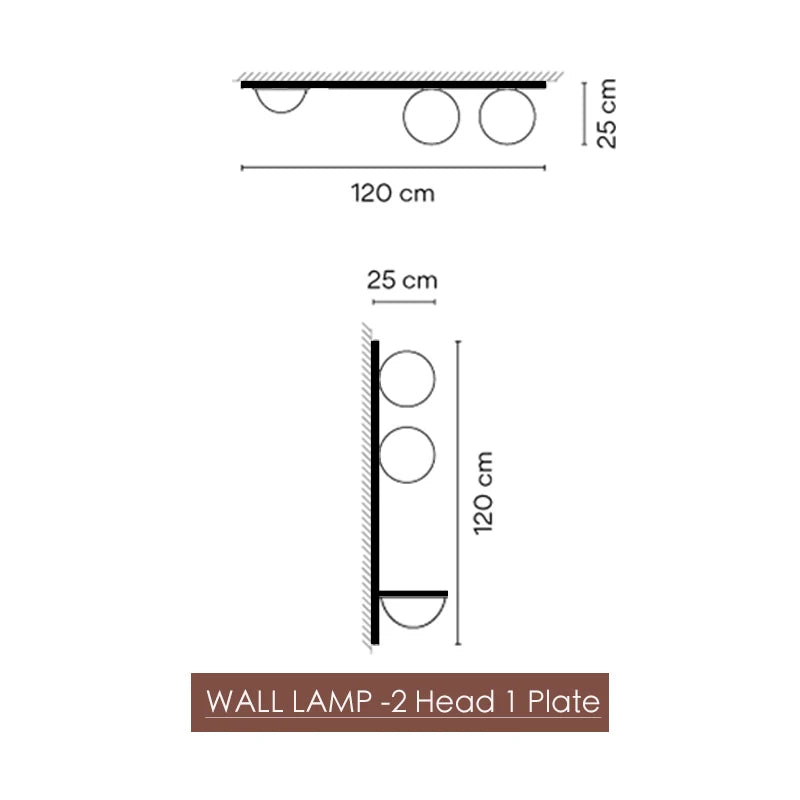 DecorBites™ LED Art Deco Wall Lights: Modern, Creative Plant Design for Home Living Room Bedroom