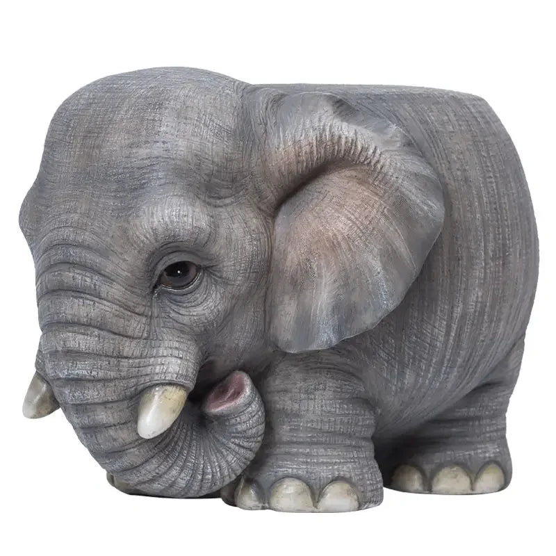 DecorBites™ Animal Resin Sculpture Footstool Seat Cartoon Statue Chair for Living Room