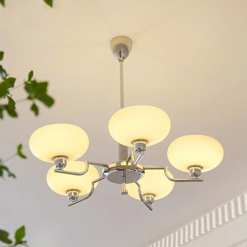 DecorBites™ Bauhaus Medieval Chandelier for Living Room, LED Hanging Lamp