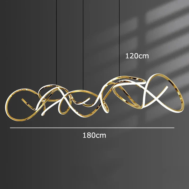DecorBites™ LED Pendant Light Chandeliers for Modern Living and Dining Room Lighting