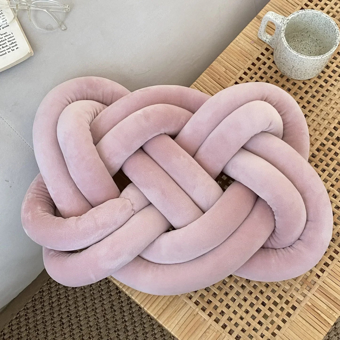 DecorBites™ Knotted Ring Throw Pillow Set