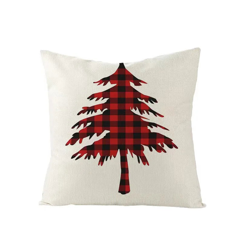DecorBites™ Christmas Elk Letter Pillowcase 45x45cm for Living Room
