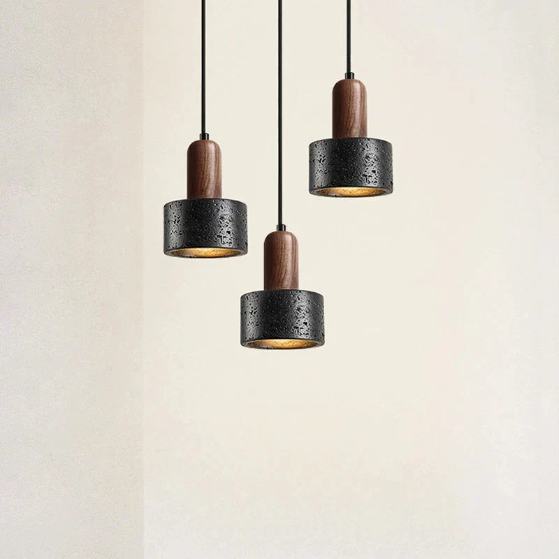 DecorBites™ Cream Nordic Small Pendant Lamp for Modern Wabi Sabi Bedroom Decor