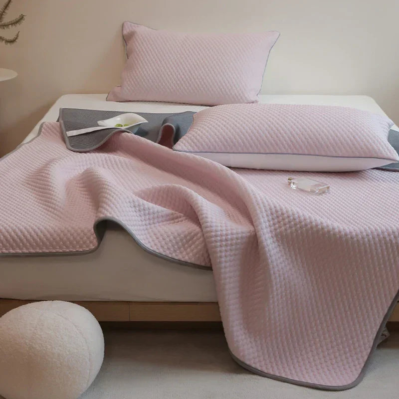 DecorBites™ Ice Bean Cooling Mat & Pillowcase Set - Premium Bed Cooling Technology