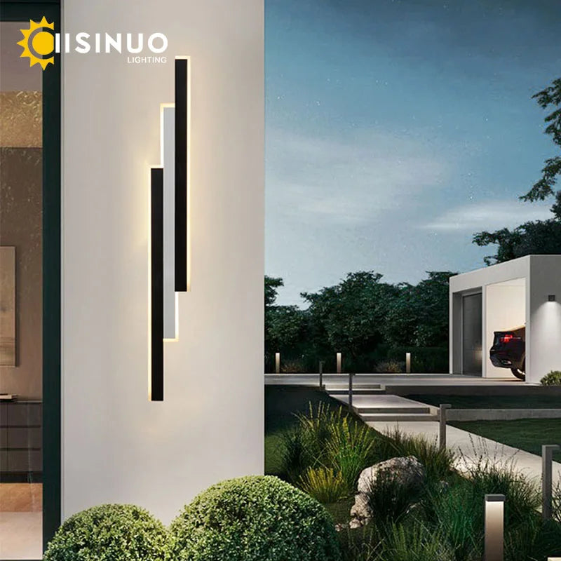 DecorBites™ LED Outdoor Wall Lantern for Garden, Porch & Garage Lighting