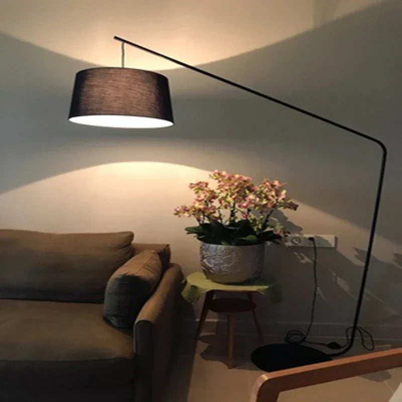 DecorBites™ LED Fishing Floor Lamp: Stylish Indoor Lighting for Study, Bedroom, and Living Room