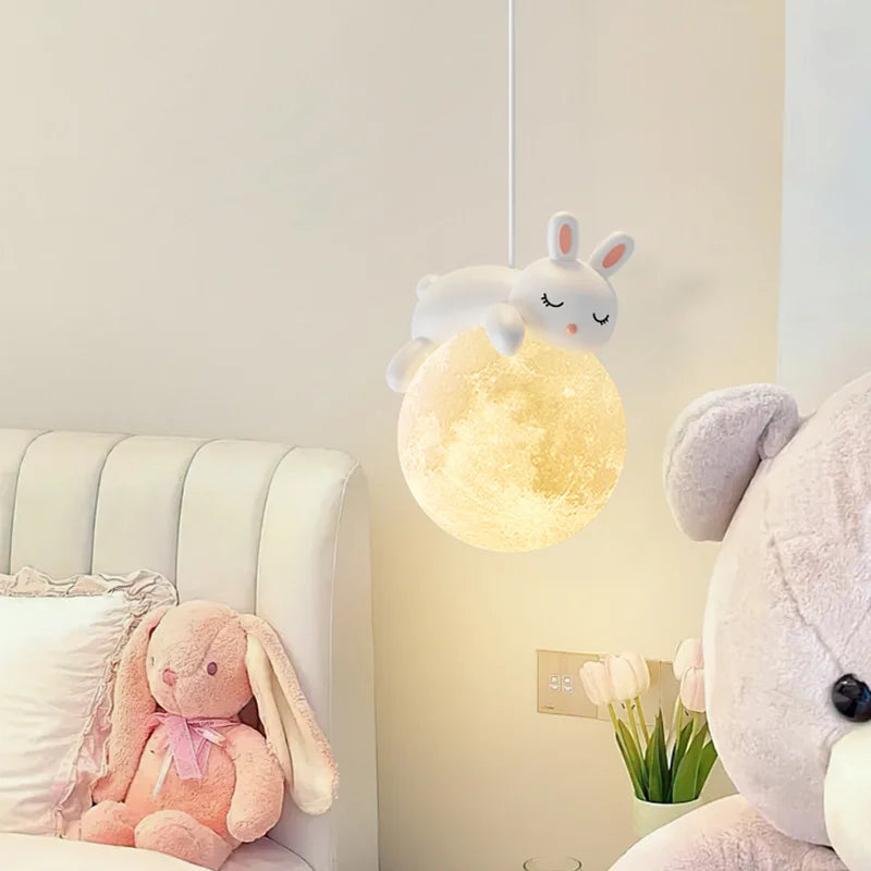 DecorBites™ LED Rabbit Chandelier Pendant Light for Home Decoration Living Room Bedroom