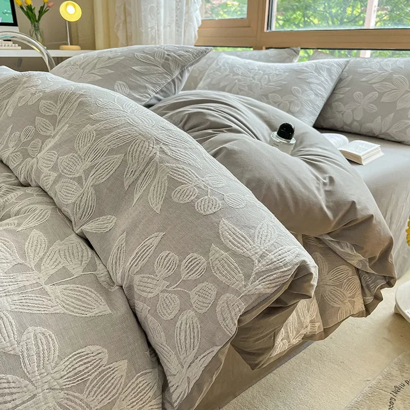 DecorBites™ Cotton Three-Layer 3Pcs Bedding Set - Soft, Breathable, and Comfortable
