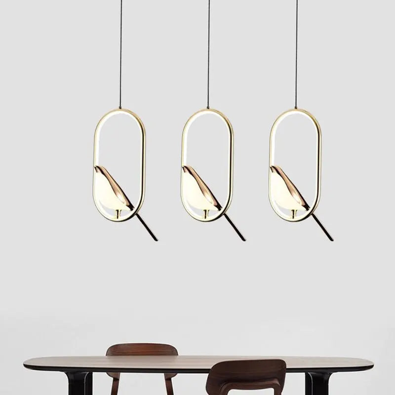 DecorBites™ LED Pendant Lamp for Bedroom Interior Hanging Chandelier Fixture