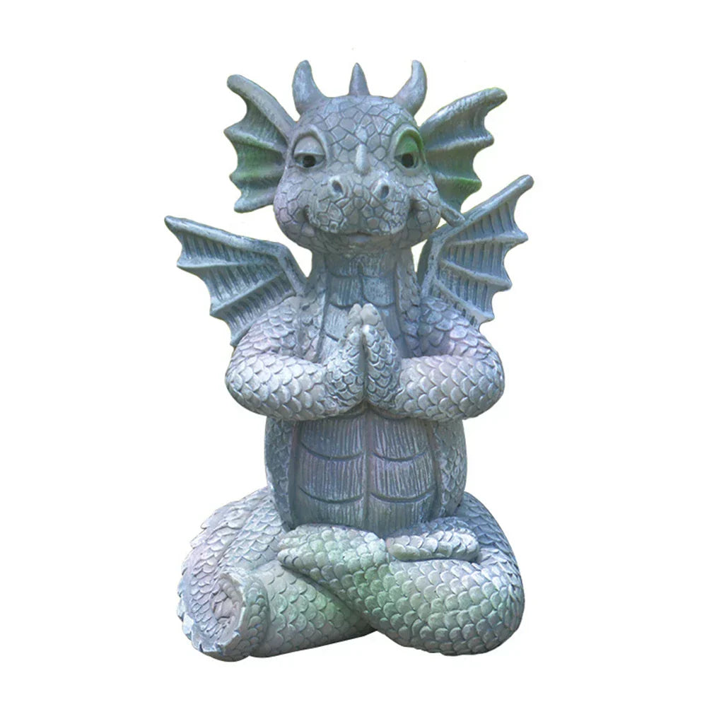 DecorBites™ Dino Garden Sculpture - Fun Dinosaur Decor for Yard, Wall & Windows