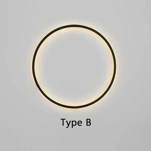 DecorBites™ Circular Wall Lamp LED Lighting for Bedroom Living Room Atmosphere