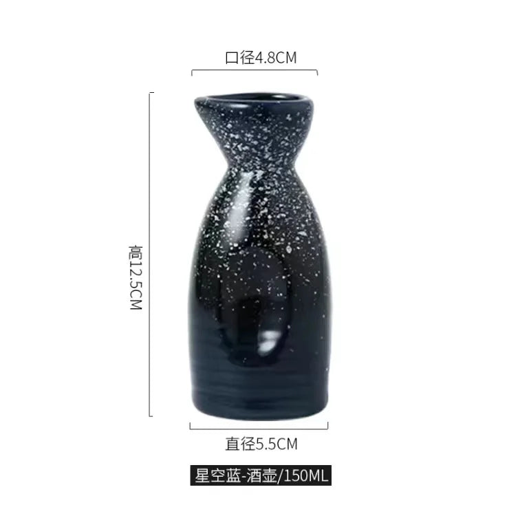 DecorBites™ Ceramic Wine Sake Set with Heater and Dispenser