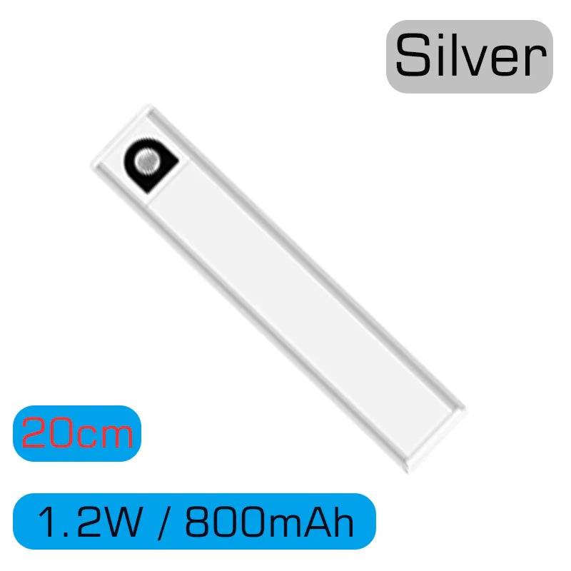 DecorBites™ LED Cabinet Light Bar Motion Sensor Magnet Lamp Wardrobe Kitchen