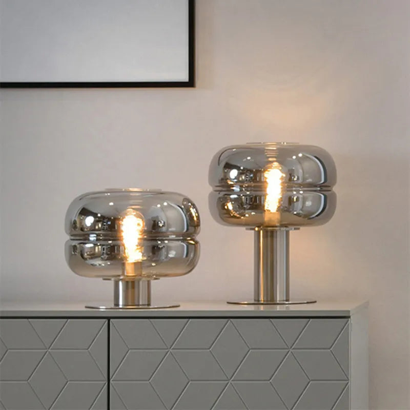 DecorBites™ Elegant Bedroom Table Lamp - Modern Minimalist Scandinavian Design