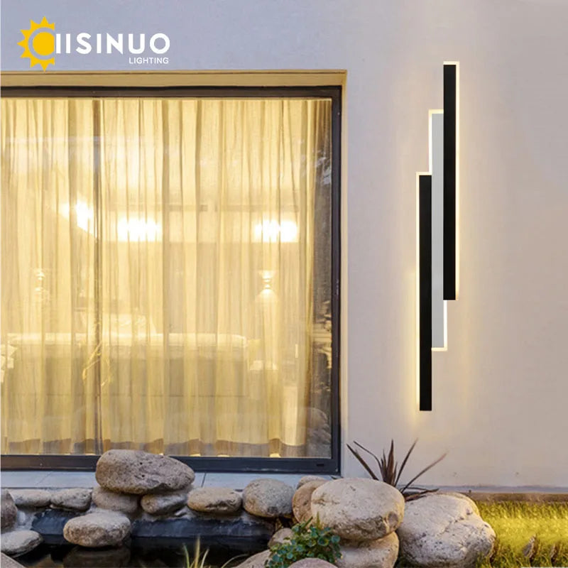 DecorBites™ LED Outdoor Wall Lantern for Garden, Porch & Garage Lighting